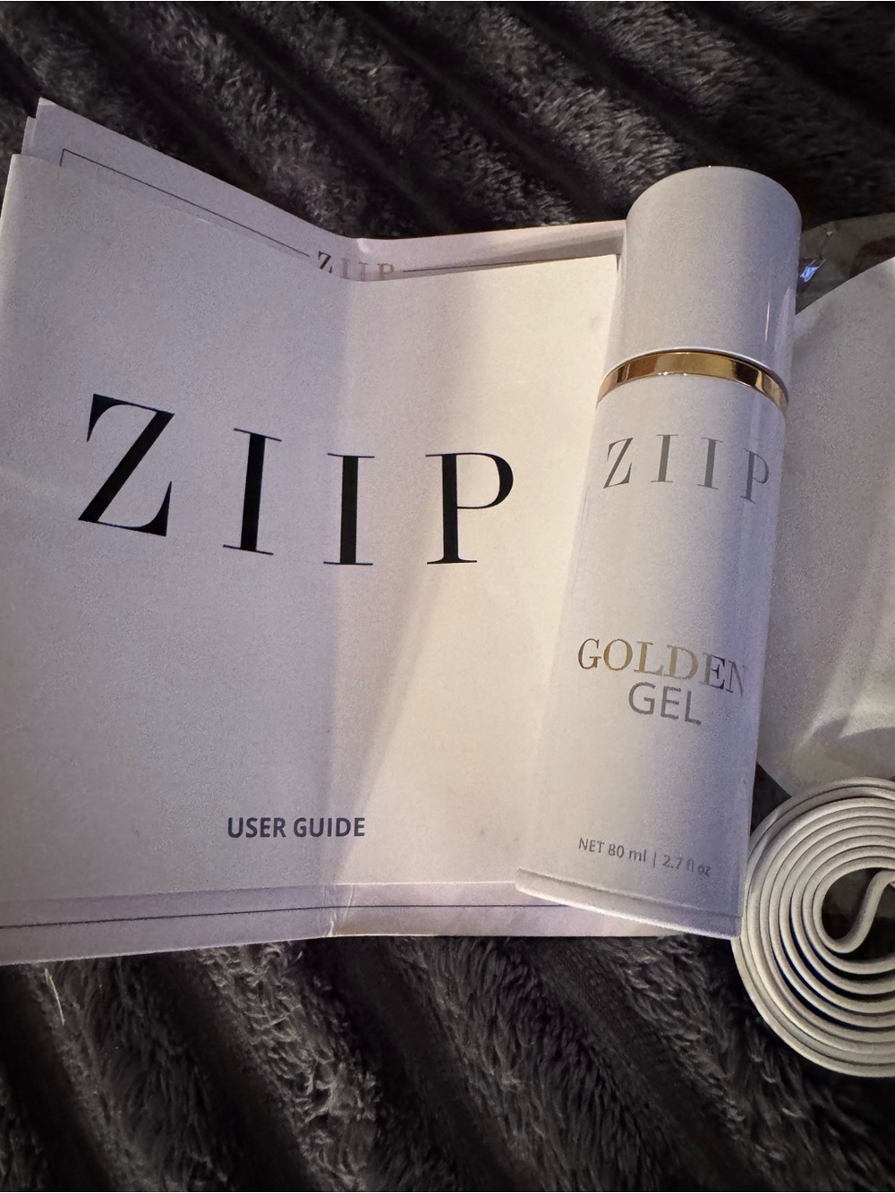 ZIIP Device- w/ Golden Gel- Rechargeable Skincare Device